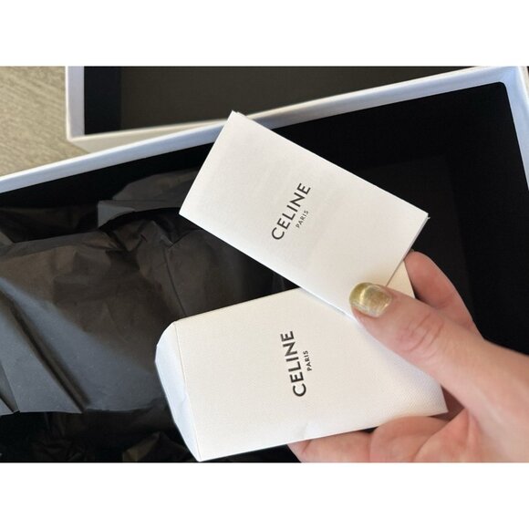 Authentic Celine Paris In Luco White Empty Shoe Storage Box 12.25” x 8.25”x 5” - Picture 2 of 8